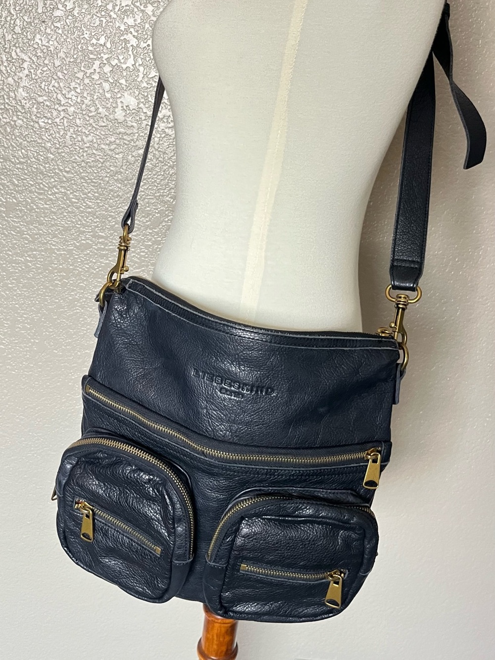 Liebeskind black leather crossbody